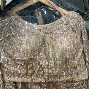 Pampleen lehanga two piece dress with heavy duppatta